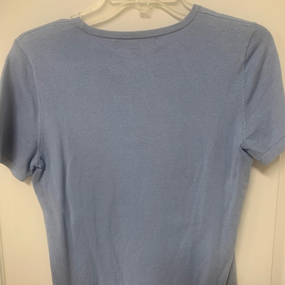 Cornflower Blue Kasper Women’s Top. Size S - Picture 5 of 5